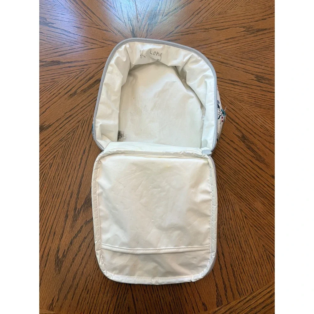 Vera Bradley Harry Potter Lunch Bag Kids OS White Herbology Quilted Floral Zip